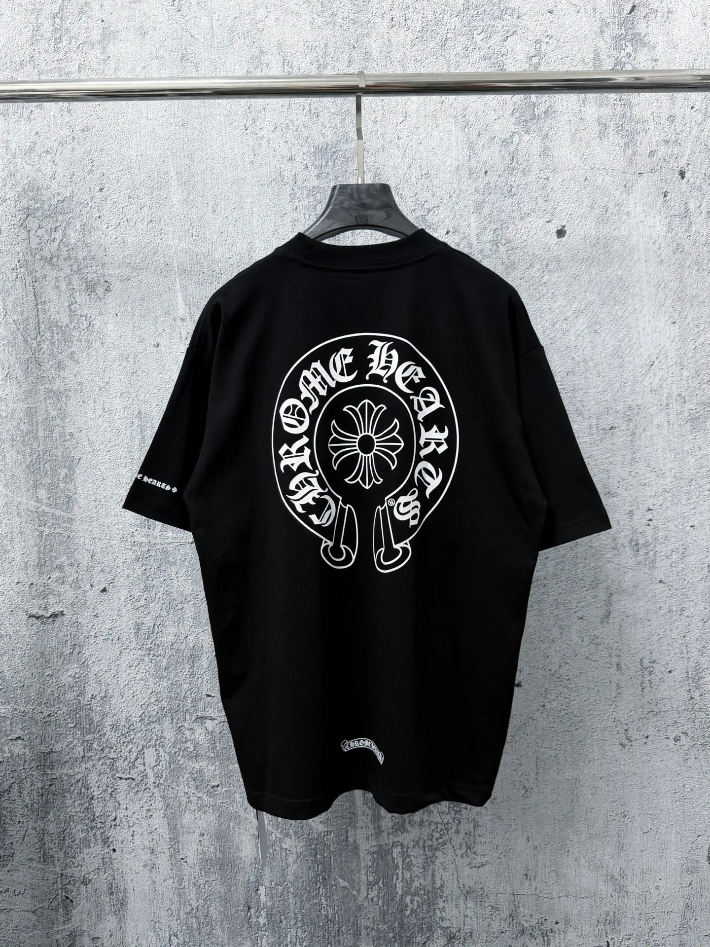 ￼ 【Chrome Hearts】 25ss T Same Style T Versatile : Black White Size：XS-L